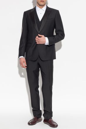 Dolce & Gabbana Tuxedo Shirt, Mens, White