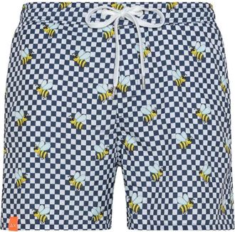 Sun 68 Badpak - Heren - Strandmode - Blauw - S - Polyester - Badmode