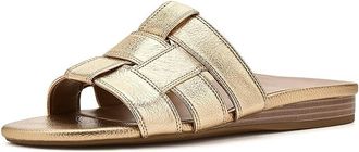 Vionic Glendora Womens Sandals Gold Leather : 9.5 M