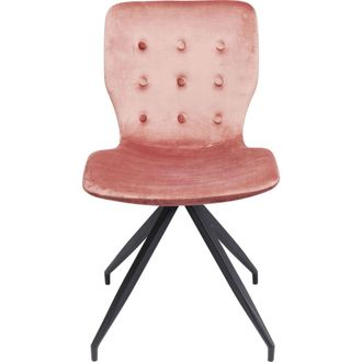 Kare Design Silla terciopelo rosa