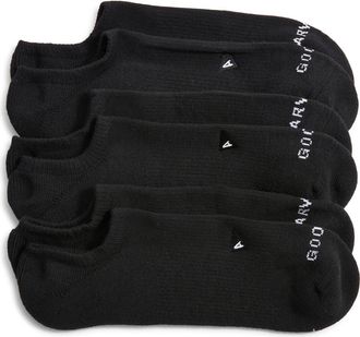 Arvin Goods 3-Pack No-Show Socks in Black at Nordstrom, Size Medium