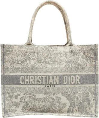Dior Pre-owned Book Tote - Dames - Vintage Shopper - Grijs - ONE Size - Vintage