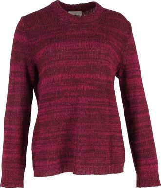 Acne Studios Singer Knit Sweater in Red Wool