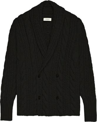 A Paper Kid Cardigan doppiopetto - Nero