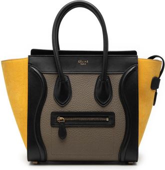 Celine Pre-owned Celine Micro Tricolor Leather Luggage Tote Ladies 9PNOD8JLJW0NNW0J