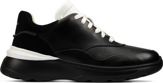 Clarks Sprint Lite Lace Womens Trainers 5.5 UK Black Combi