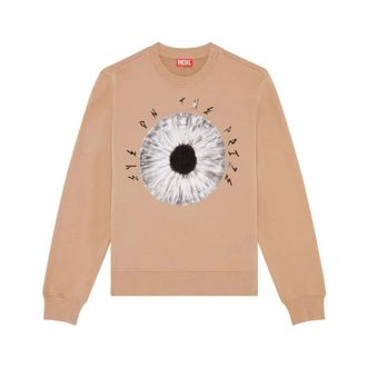 Diesel Hombre, Sudaderas, Amarillo, Talla: S