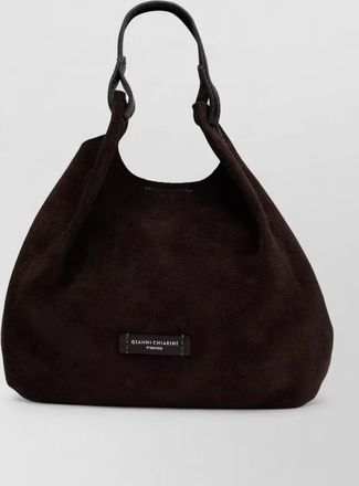 Gianni Chiarini suede shoulder bag