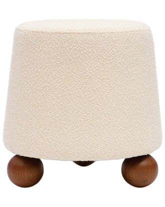TOV Furniture Jaine Boucle Stool