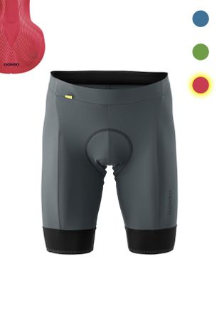 Gonso Fahrradhose GONSO SITIVO M, Damen, Gr. 4XL, Normalgr&ouml;ssen, grau (hellrot), 65% Polyamid, 35% Elasthan, Hosen Fahrradhose, Herren Radhose, Radlerhose m