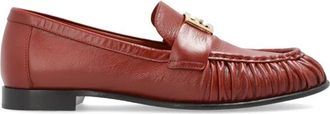 Fendi Baguette Loafers - Dames - Loafers - Rood - 40 EU - Leer - Schoenen