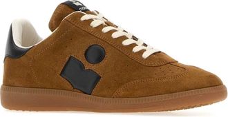 Isabel Marant Womens Camel Suede Bryce Sneakers Cognacblack