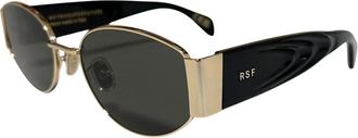 Retro Superfuture Zwarte Rechthoekige Zonnebril - unisex - Zonnebrillen - Grijs - 54 MM - Accessoires