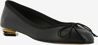 Alexander McQueen Nappaleder-Ballerinas mit Absatz Armadillo 20