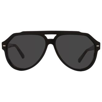 Dolce & Gabbana Dark Grey Pilot Mens Sunglasses DG4452 340387 60