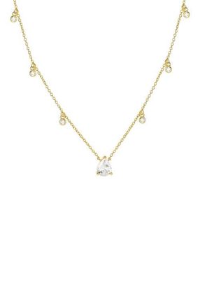 Untamed Petals Miles Crystal Choker in Gold at Nordstrom
