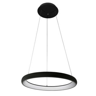 Netlighting Alessia Modern Integrated LED Pendant Ceiling Light 4000K in Black