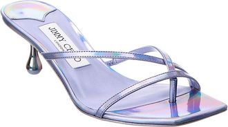 Jimmy Choo London Etana Mule 50 Leather Sandal