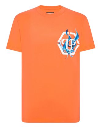 Philipp Plein T-Shirt Ronde Hals Flame