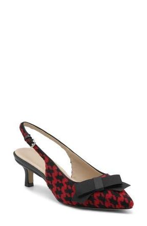 Adrienne Vittadini Sachem Slingback Pump in Red Black at Nordstrom Rack, Size 6.5