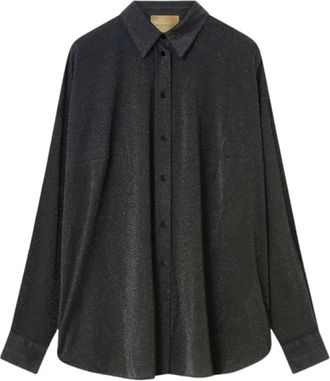 Momoni Shirts - Dames - Overhemden - Zwart - M - Overhemden