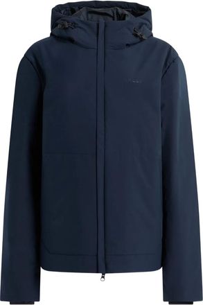 Bally Gewatteerd jack met capuchon - Blauw