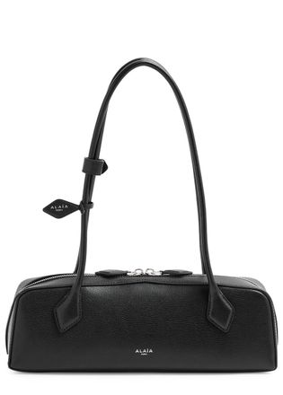 Alaia Le Teckel Medium Grained Leather Shoulder bag - Black - One Size