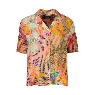 Desigual Oranje Viscose Dames Shirt