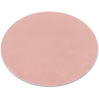 RugsX Rugsx - Modern washing carpet lindo circle pink, anti-slip, shaggy pink round 150 cm