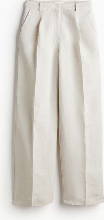 H&M Hose aus Leinenmischung - Beige