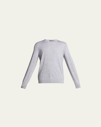 Theory Mens Regal Wool Crewneck Sweater