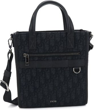 Dior Black Jacquard Tote Bag (Pre-Owned)