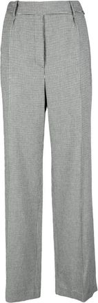 Alexandre Vauthier Broek - Dames - Wijde Broeken - Grijs - M - Wol - Broeken
