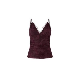 Pinko Sleeveless Tops, female, Purple, Size: XS Fragola Top