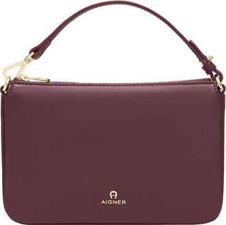 Aigner Handbags - Heren - Handtassen - Rood - ONE Size - Leer - Tassen