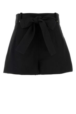 Moncler Black Polyester Blend Shorts