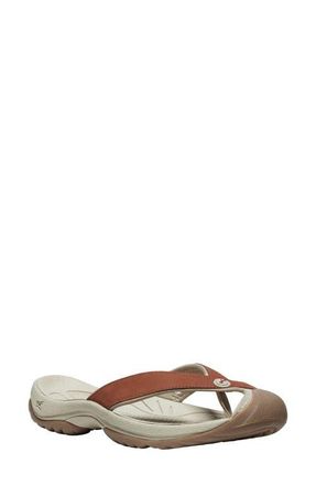Keen Waimea Waterproof Flip Flop in Sorrel Horse/Plaza Taupe at Nordstrom, Size 10.5