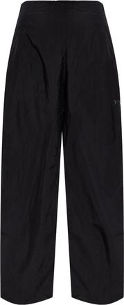 Yohji Yamamoto Pantaloni Utility a gamba ampia - Nero