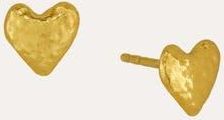 Ottoman Hands Hammered Heart Studs in Gold at Nordstrom