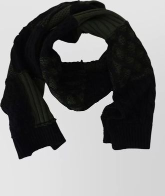 Dolce & Gabbana wool cable-knit scarf