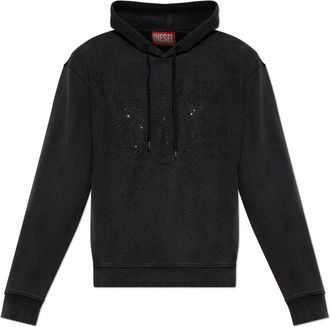 Diesel S-Norm Hood - Heren - Hoodies - Zwart - XS - Katoen - Hoodies & sweatvesten