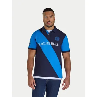 Raging Bull Diagonal Stripe Polo Shirt in Navy at Nordstrom, Size Xxx-Large