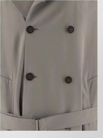 Giorgio Armani oversized double-breasted trench coat
