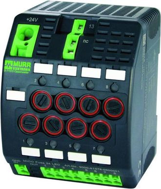 OEM Murrelektronik 9000-41078-0600001 Mico Fuse 24 Led Portafusibili Adatto Per Fusibile 5 X 20 Mm 6 A 24 V/dc 1 Pz