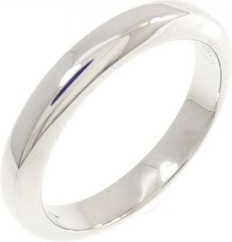 Cartier Platinum Platinum 950 Band Ring (Pre-Owned)