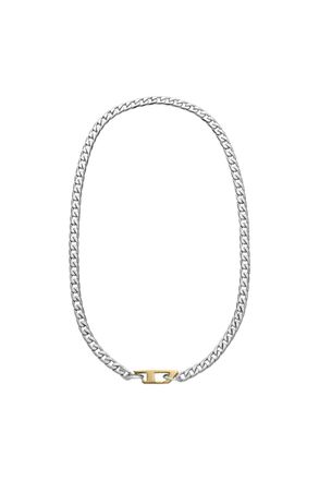 Diesel Stainless steel chain necklace - Necklaces - Unisex - Silver