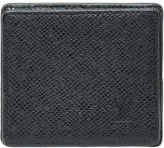 Louis Vuitton Pre-owned Wallets, female, Black, Size: ONE SIZE Pre-owned Leather Wallet