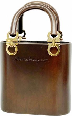 Ferragamo Wood Handbag (Pre-Owned)