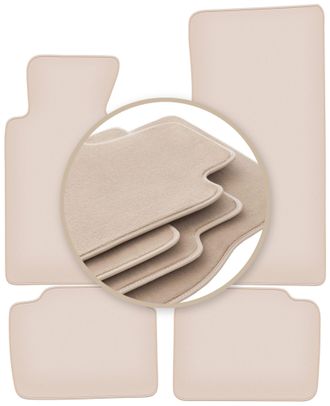 OEM Alfombrillas Beige Premium Para: Bmw 5 E34 Berlina, Familiar, Touring 1988-1994