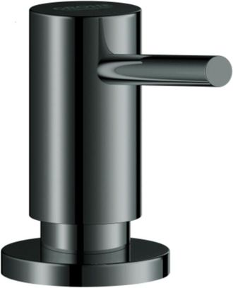 GROHE Cosmopolitan Dosificador De Jab&oacute;n L&iacute;quido Con Bomba Y Dep&oacute;sito 500ml, Grafito Duro (40535a00)